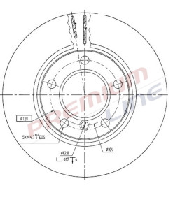 T24_COPPIA DISCHI FRENO DIAM 284 VENTILATO