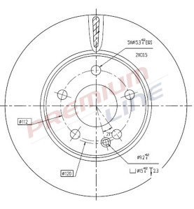 T24_COPPIA DISCHI FRENO DIAM 288 VENTILATO