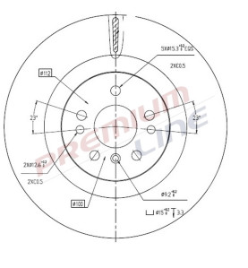 T24_COPPIA DISCHI FRENO DIAM 350 VENTILATO