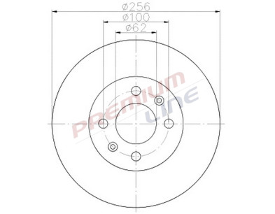 T24_COPPIA DISCHI FRENO DIAM 256 VENTILATO