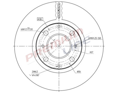 T24_COPPIA DISCHI FRENO DIAM 240 VENTILATO