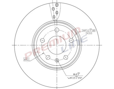 T24_COPPIA DISCHI FRENO DIAM 314 VENTILATO