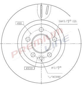 T24_COPPIA DISCHI FRENO DIAM 284 VENTILATO