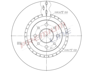 T24_COPPIA DISCHI FRENO DIAM  305 VENTILATO