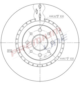 T24_COPPIA DISCHI FRENO DIAM  305 VENTILATO