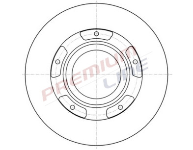 T24_COPPIA DISCHI FRENO DIAM  280 PIENO