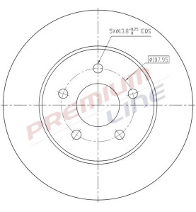 T24_COPPIA DISCHI FRENO DIAM  280 PIENO