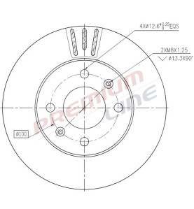 T24_COPPIA DISCHI FRENO DIAM  241 VENTILATO