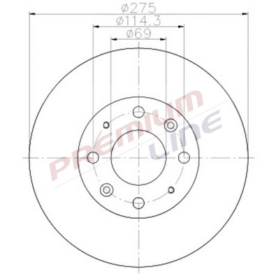 T24_COPPIA DISCHI FRENO DIAM  275 VENTILATO