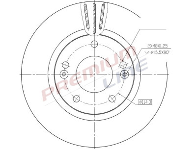 T24_COPPIA DISCHI FRENO DIAM  276 VENTILATO