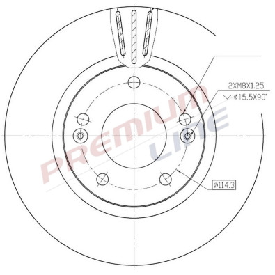T24_COPPIA DISCHI FRENO DIAM  276 VENTILATO