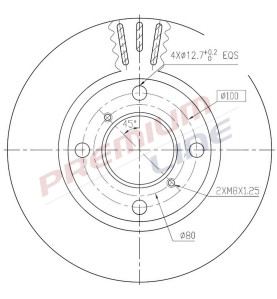 T24_COPPIA DISCHI FRENO DIAM  231 VENTILATO