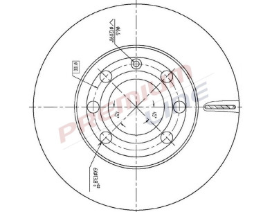 T24_COPPIA DISCHI FRENO DIAM  239 VENTILATO