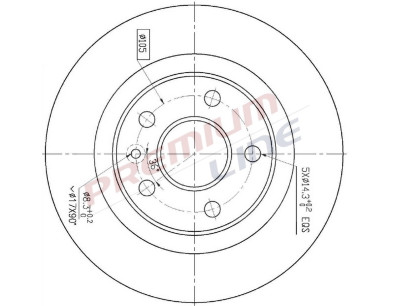 T24_COPPIA DISCHI FRENO DIAM  268 PIENO