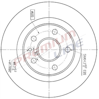 T24_COPPIA DISCHI FRENO DIAM 268 PIENO