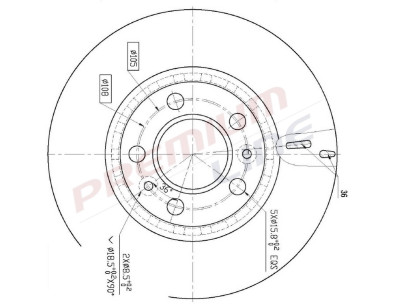 T24_COPPIA DISCHI FRENO DIAM  280 VENTILATO