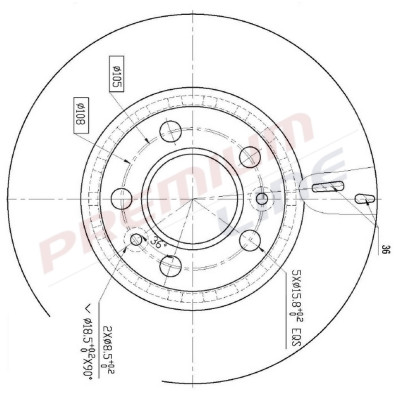 T24_COPPIA DISCHI FRENO DIAM 280 VENTILATO