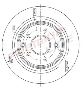 T24_COPPIA DISCHI FRENO DIAM  292 PIENO