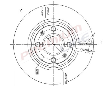 T24_COPPIA DISCHI FRENO DIAM  256 VENTILATO