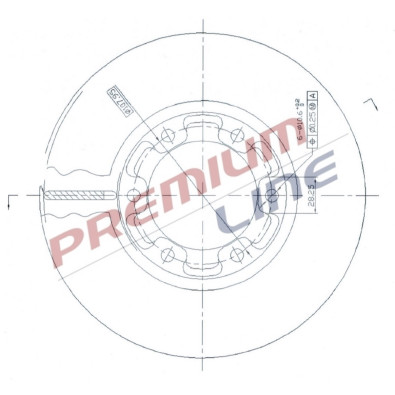 T24_COPPIA DISCHI FRENO DIAM 255 VENTILATO