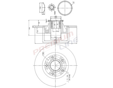 T24_COPPIA DISCHI FRENO DIAM 280 PIENO