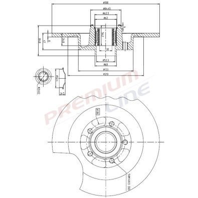 T24_COPPIA DISCHI FRENO DIAM 300 PIENO