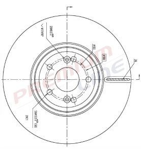 T24_COPPIA DISCHI FRENO DIAM 324 VENTILATO
