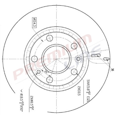 T24_COPPIA DISCHI FRENO DIAM 280 VENTILATO