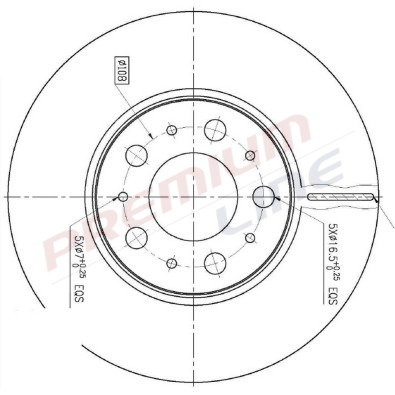 T24_COPPIA DISCHI FRENO DIAM 285/5 VENTILATO