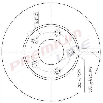 T24_COPPIA DISCHI FRENO DIAM 278 VENTILATO