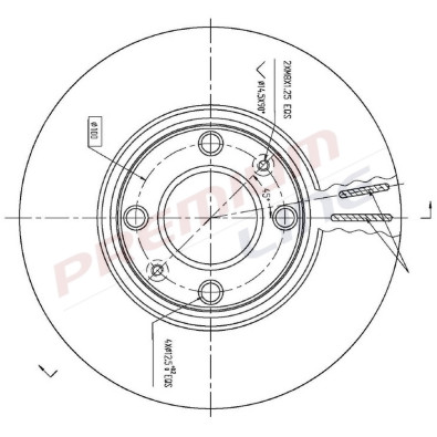 T24_COPPIA DISCHI FRENO DIAM 256 VENTILATO