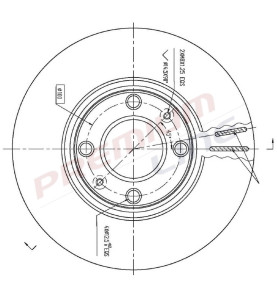 T24_COPPIA DISCHI FRENO DIAM 256 VENTILATO