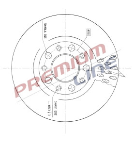 T24_COPPIA DISCHI FRENO DIAM  281 VENTILATO