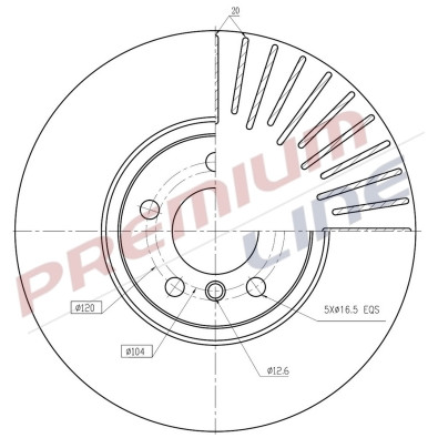 T24_COPPIA DISCHI FRENO DIAM 348 VENTILATO