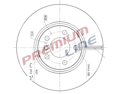 T24_COPPIA DISCHI FRENO DIAM  328 VENTILATO