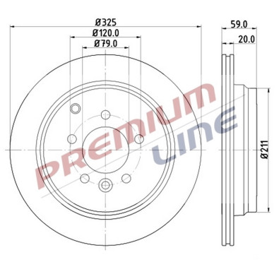 T24_COPPIA DISCHI FRENO DIAM 325 VENTILATO OE SDB000632