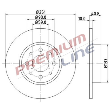 T24_COPPIA DISCHI FRENO DIAM 251 PIENO