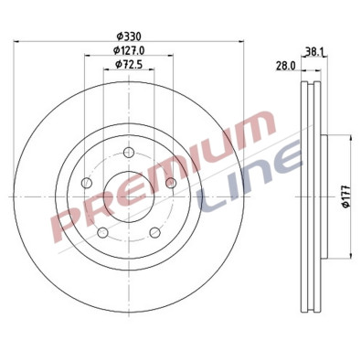 T24_COPPIA DISCHI FRENO DIAM 330 VENTILATO
