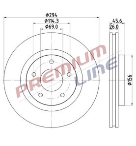 T24_COPPIA DISCHI FRENO DIAM 294 VENTILATO