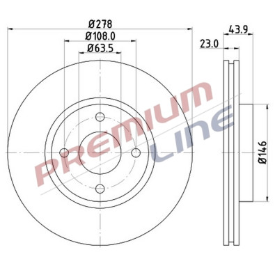 T24_COPPIA DISCHI FRENO DIAM 278 VENTILATO