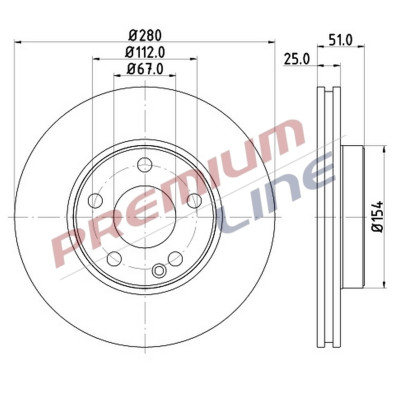 T24_COPPIA DISCHI FRENO DIAM 280 VENTILATO