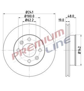T24_COPPIA DISCHI FRENO DIAM 241 VENTILATO OE 51712-1C000