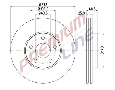 T24_COPPIA DISCHI FRENO DIAM 278 VENTILATO