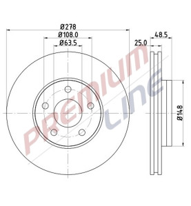 T24_COPPIA DISCHI FRENO DIAM 278 VENTILATO