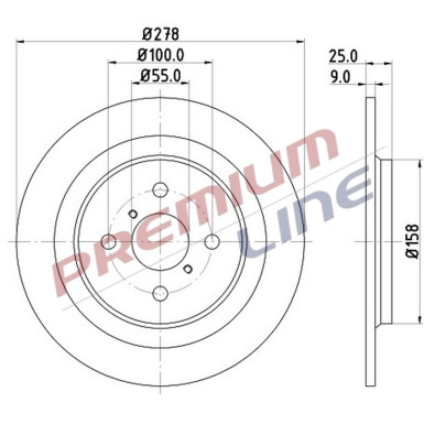 T24_COPPIA DISCHI FRENO DIAM 278 PIENO OE 424310D060