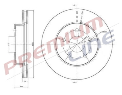 T24_COPPIA DISCHI FRENO DIAM 305 VENTILATO OE 52098672