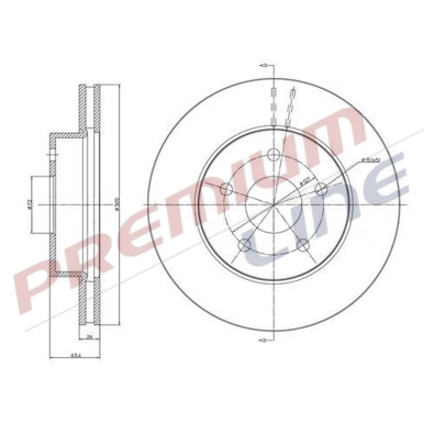 T24_COPPIA DISCHI FRENO DIAM 305 VENTILATO OE 52098672