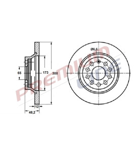 T24_COPPIA DISCHI FRENO DIAM 300 PIENO