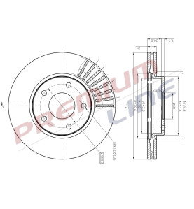 T24_COPPIA DISCHI FRENO DIAM 280 VENTILATO