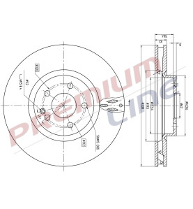 T24_COPPIA DISCHI FRENO DIAM 330 VENTILATO